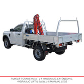 Maxilift Crane M110 - 2 Hydralic Extensions - Only available with new Duratray build